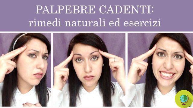 Sagging eyelids: natural remedies and facial gymnastics exercises (VIDEO)