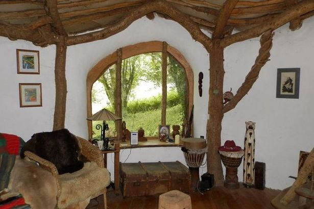 For sale this Hobbit house nestled in the woods, which looks like something out of Tolkien's book