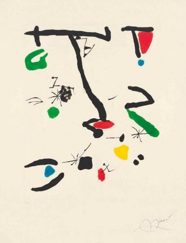 Mirò's grandson sells his grandfather's works at auction and donates the proceeds to the Red Cross