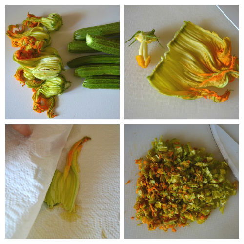 Gnocchi with courgette flowers (vegan recipe)