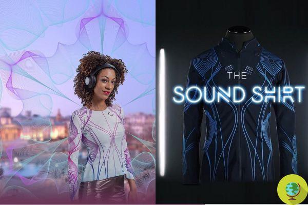 The sound shirt that allows deaf people to hear music on their skin