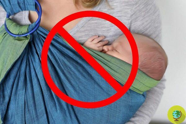 Bebé muerto en un portabebés: el porteo no tiene nada que ver. Las reglas de oro para llevar con seguridad