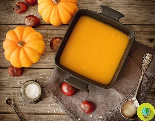 Autumn vegan recipes: chestnut, chickpea and pumpkin soup