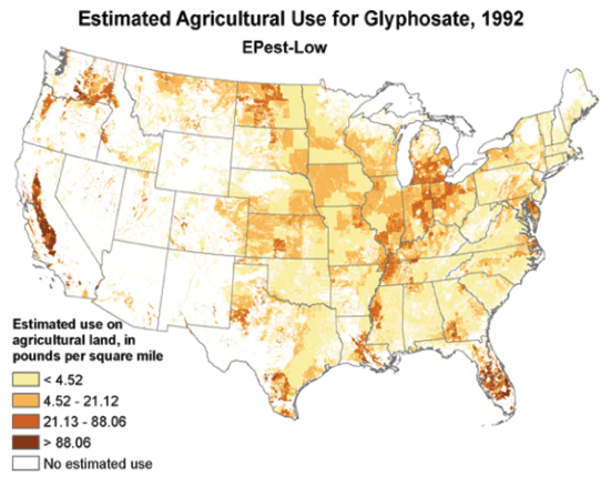 Le lien entre le glyphosate, les champs d'OGM et l'invasion d'algues toxiques aux États-Unis