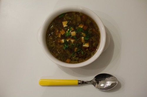 Tofu miso soup