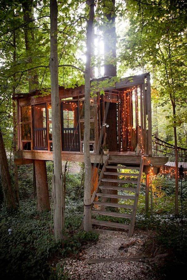 La hermosa casa del árbol de Atlanta es la más reservada en Airbnb (FOTOS)